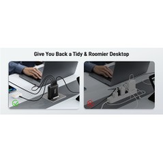 Acer 100W GaN Adapter | 3xUSB-C & 1xUSB-A - Fast Charging, Compact, and Efficient Power Solution!